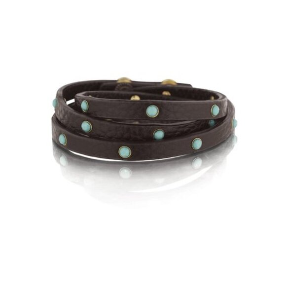 Blue Studded Multi-wrap Chloe + Isabel Bracelet - B219B - Picture 1 of 2